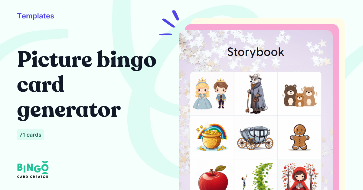 1 Free Picture Bingo Card Generator Bingo Card Creator